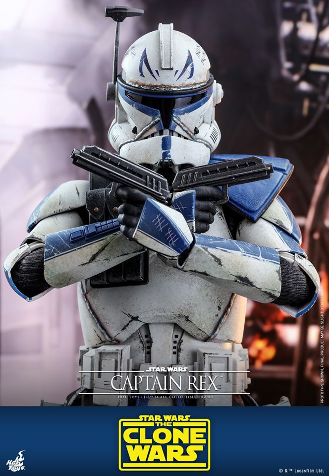 Clone Wars Captain Rex Hot Toys Figure