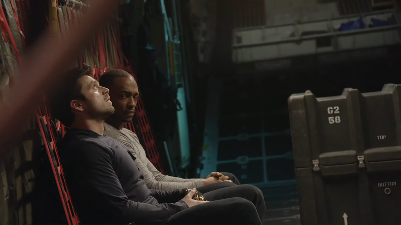 Anthony Mackie Sebastian Stan BTS