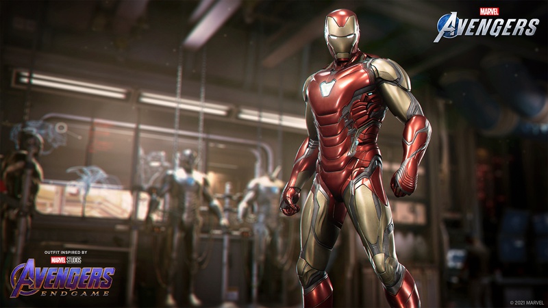 Marvel S Avengers Reveals First Look At Endgame Inspired Iron Man Outfit