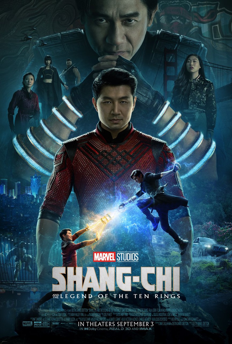 Shang-Chi poster, Simu Liu as Shang-Chi, Tony Leung as Mandarin