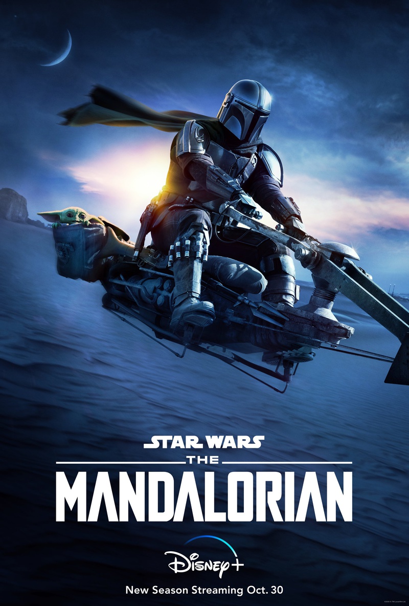 The Mandalorian Yoda Starring Releases Baby & Season 2: Poster Disney+ New Mando