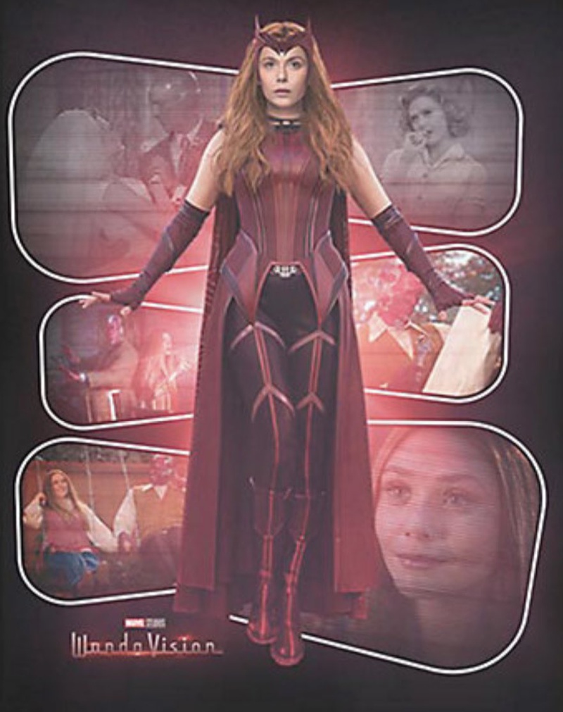 Wandavision Elizabeth Olsens Full Scarlet Witch Costume Shown Off In Promo Images 2061