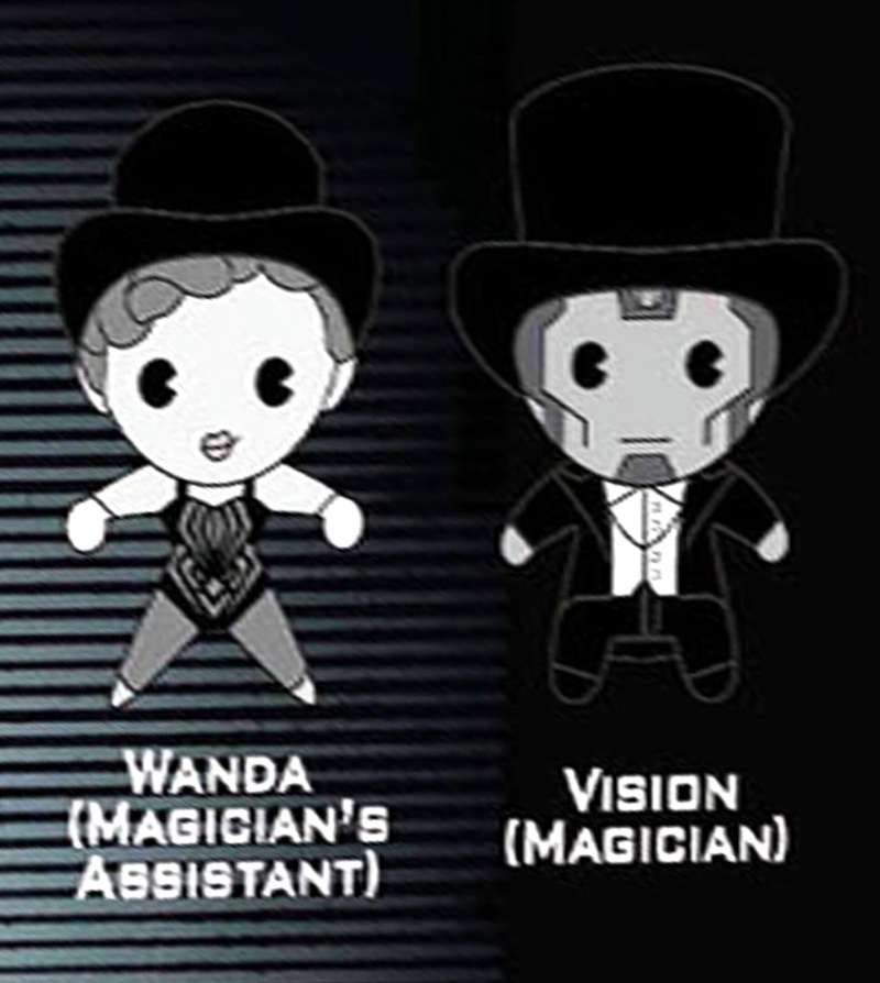 Wandavision Magic Show Scene With Elizabeth Olsen Paul Bettany Confirmed By Merch