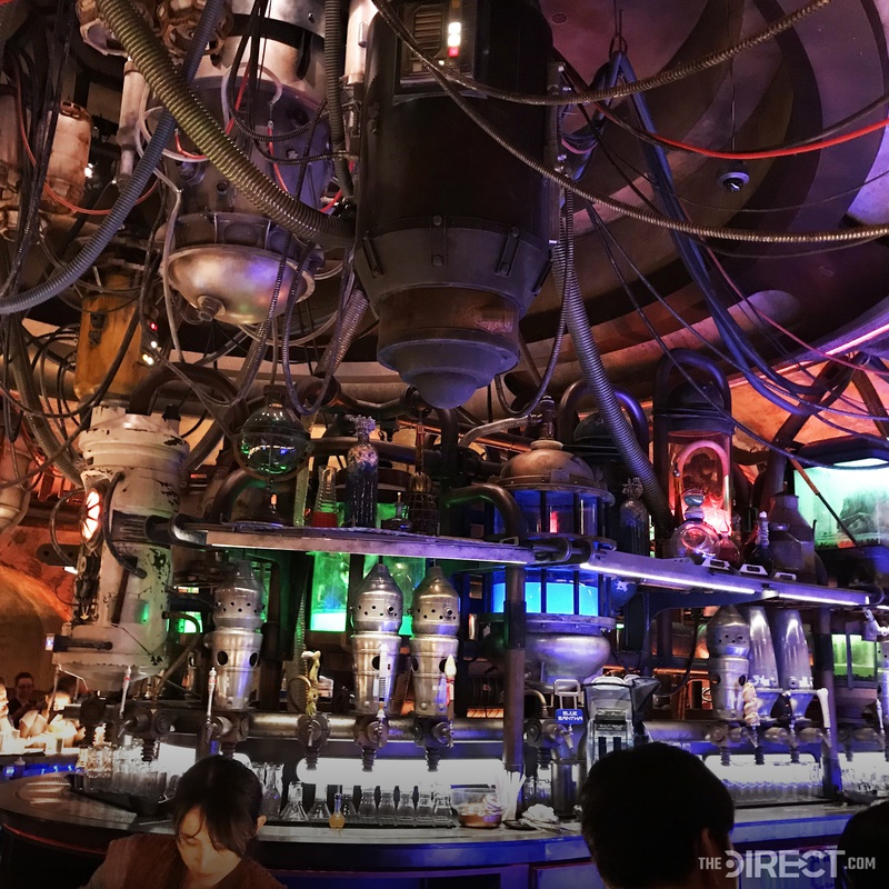 IG Droids in Oga's Cantina at Galaxy's Edge