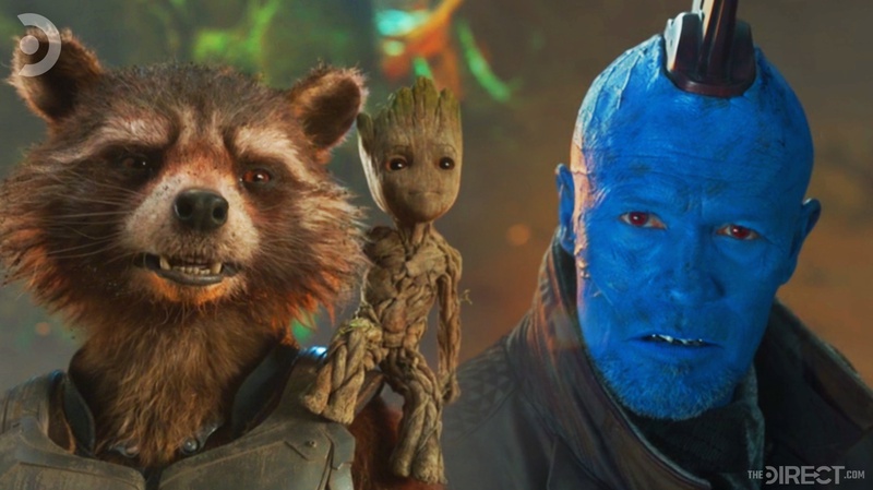 Rocket e Yondu em Guardiões da Galáxia Vol. 2