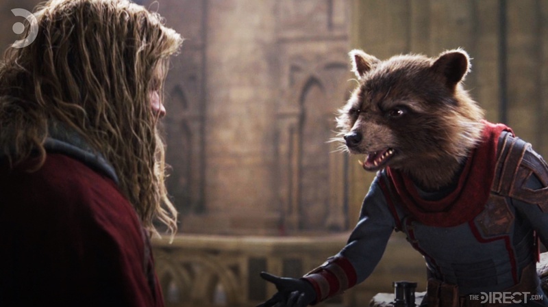 Rocket taler til Thor i Avengers: Endgame