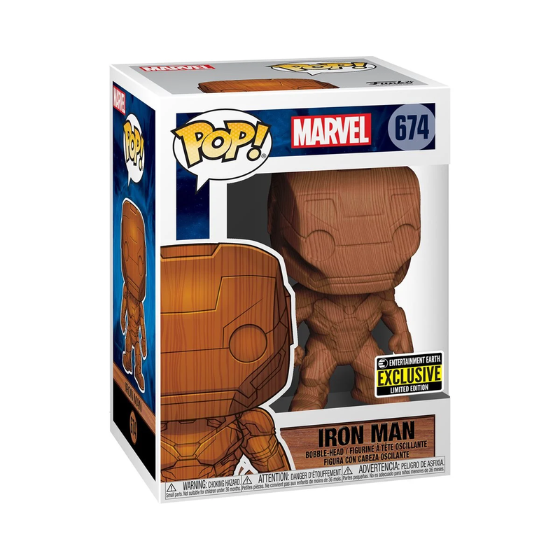 Iron Man Wood Funko Pop