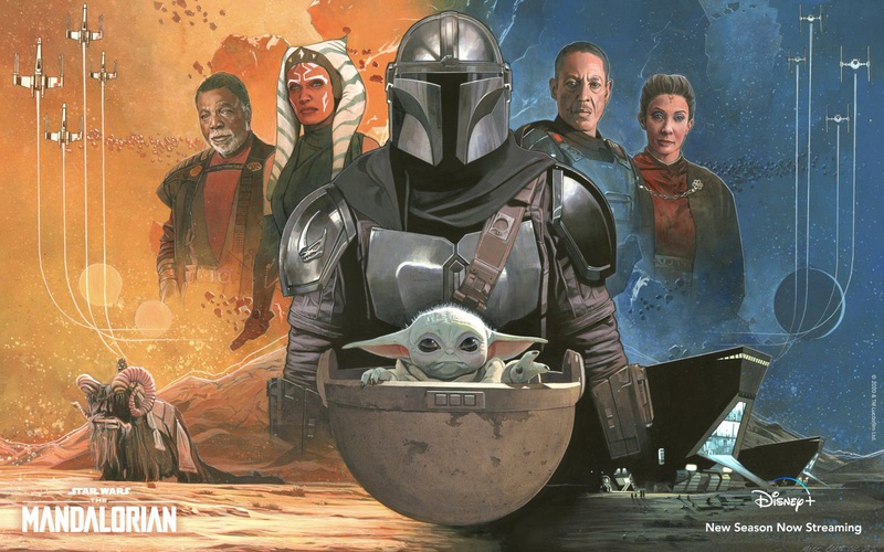 Mark Raats The Mandalorian poster