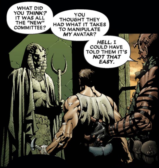 Moon Knight Khonsu Comic Panel