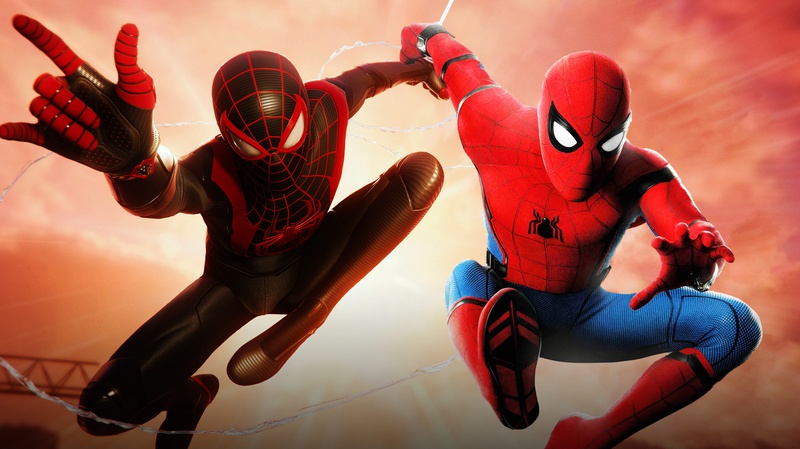 Miles Morales and Tom Holland Spider-Man swinging  About Us Contact Us Policy Feedback Copyright © 2020 The Direct Media Group LLC.