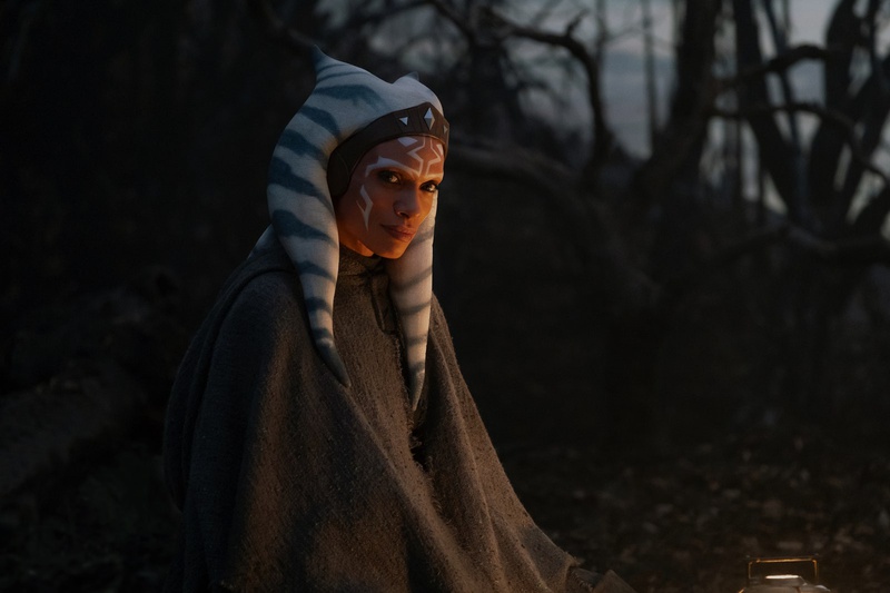 Rosario Dawson as Ahsoka from The Mandalorian