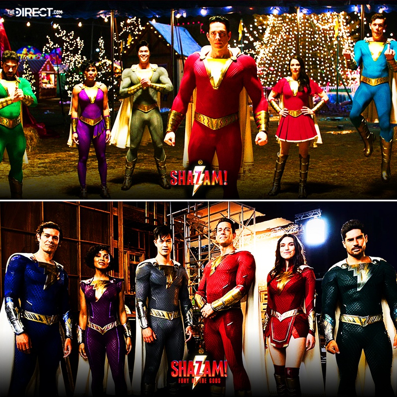 Our First Look At the New Suits for 'Shazam: Fury of the Gods' Is