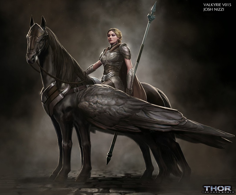 Valkyrie concept art 2 from Thor: The Dark World