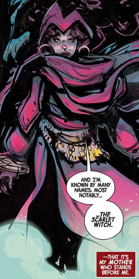 Wanda Maximoff's Mother Marvel Comic Panel