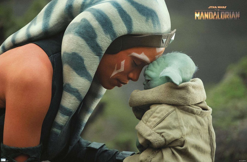 The Mandalorian Promo Posters Reveal Ahsokas Lightsaber Close Up Grogu Name And More 