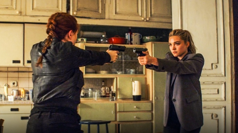 Black Widow Yelena Gun Scene