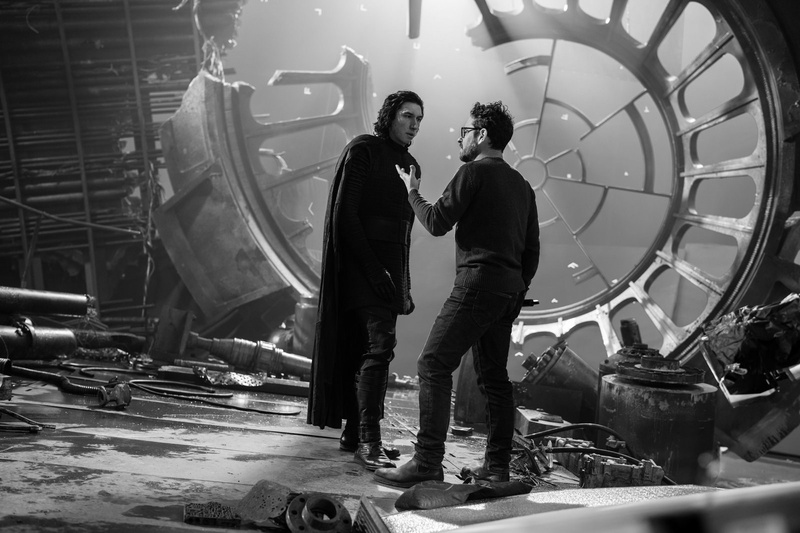 JJ Abrams and Adam Driver