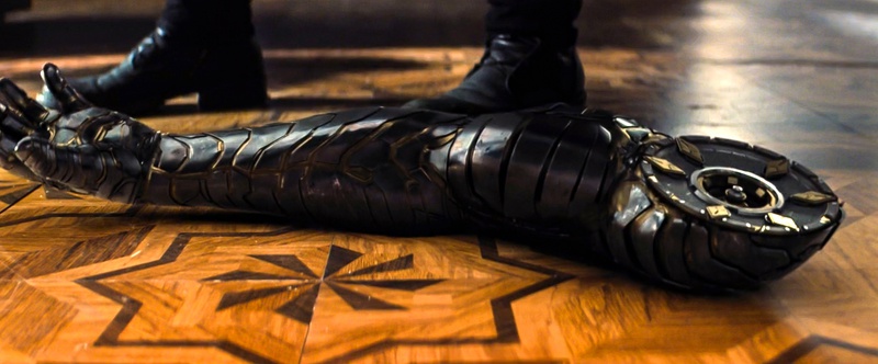 Bucky Barnes' vibranium arm