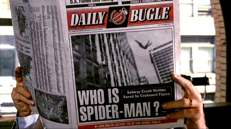 Daily Bugle Newspaper Spider-Man movie