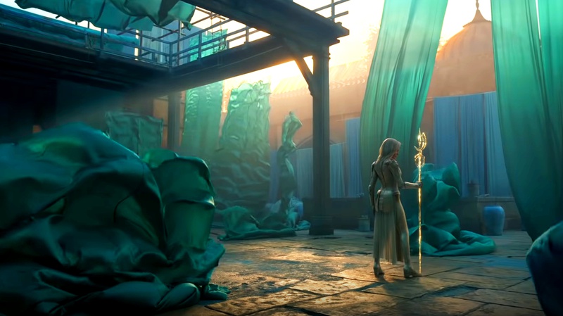 Thena's room in Eternals trailer