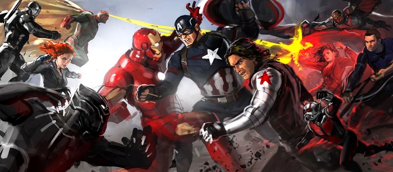 Captain America: Civil War poster concept art