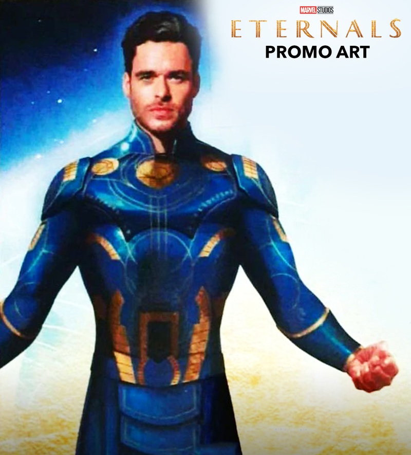 Eternals da Marvel Vaza e revela Richard Madden em seu traje de super-herói MCU 1