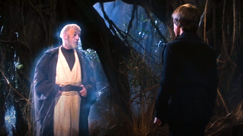 Obi-Wan Kenobi and Luke Skywalker