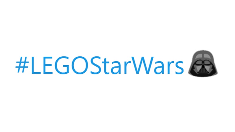 A hashtag reading Lego Star Wars