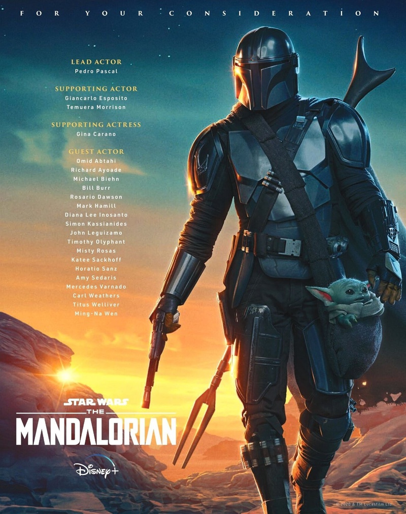 The Mandalorian Emmy Campaign Poster