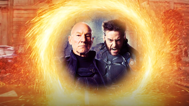 Wolverine and Professor X in Portal