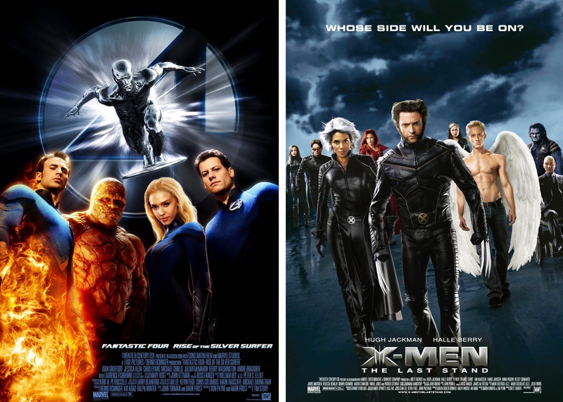 X-Men Fantastic Four posters