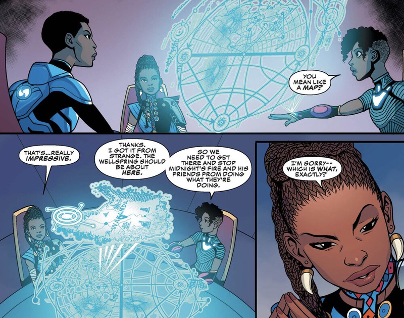 Ironheart and Shuri in Marvel Comics