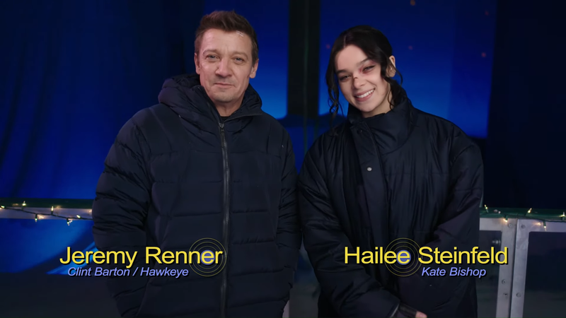 Jeremy Renner Hailee Steinfeld Hawkeye