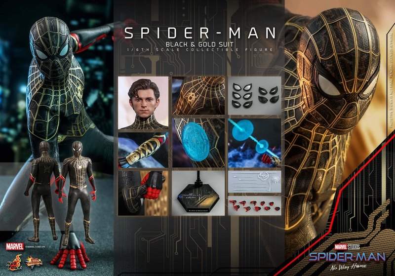 Spider-Man's Black and Gold Suit