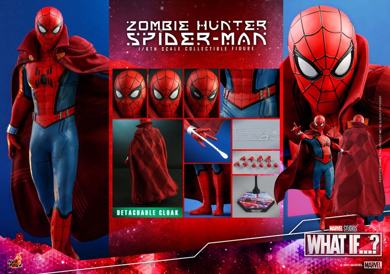 Zombie Hunter Spidey Figure What If 