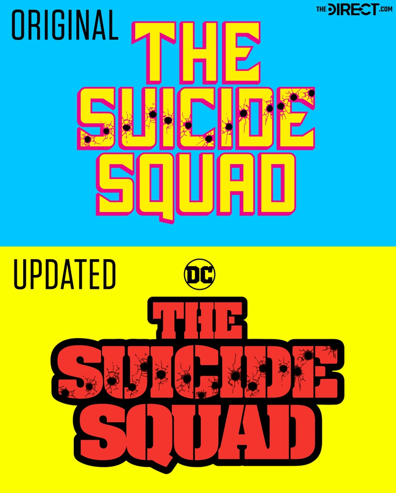 Suicide Squad Logo, Original and Updated