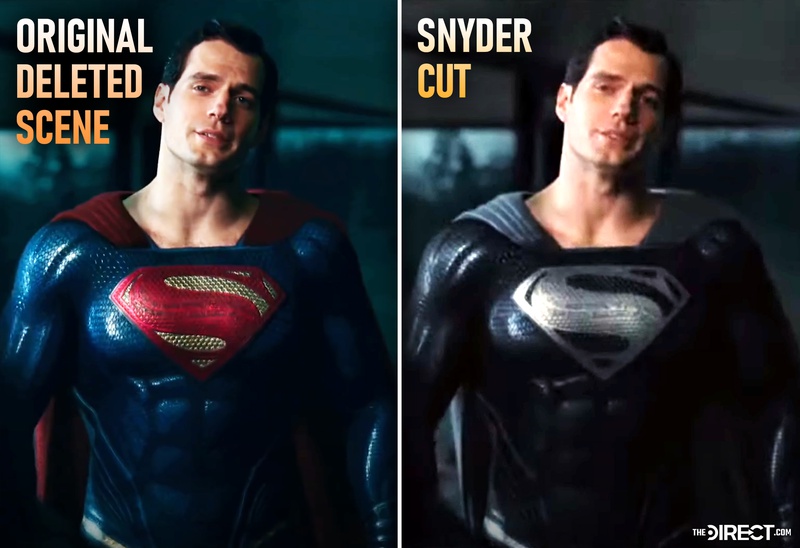 Zack Snyder Reveals New Justice League Snyder Cut Scene With Black Suit Superman 