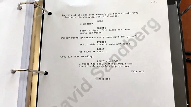 Shazam movie script