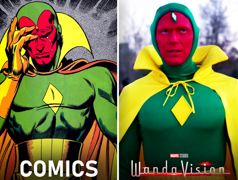 Vision Comics to WandaVision