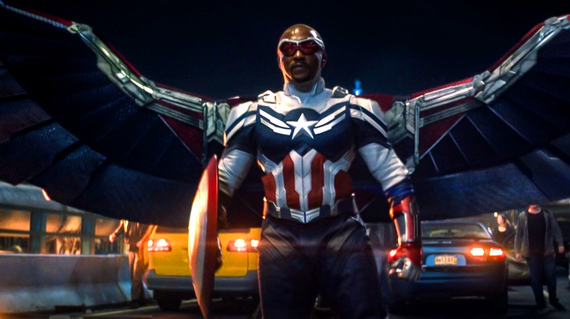 Captain America Anthony Mackie Wings