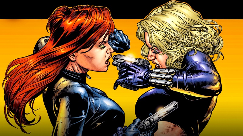 Black Widow Yelena Fighting Comic