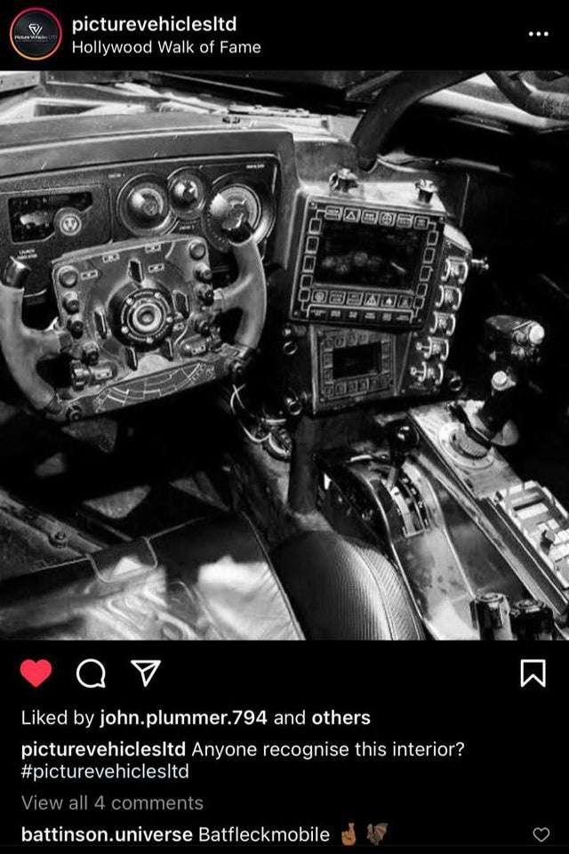 Ben Affleck Batmobile Interior